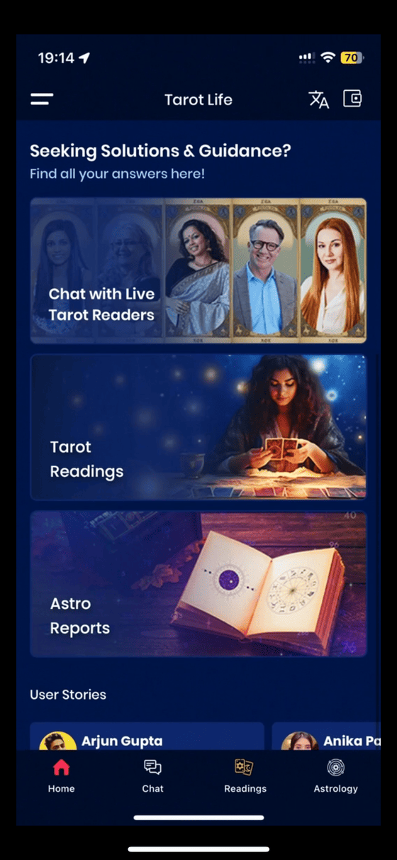 Tarot Card Reading screenshot