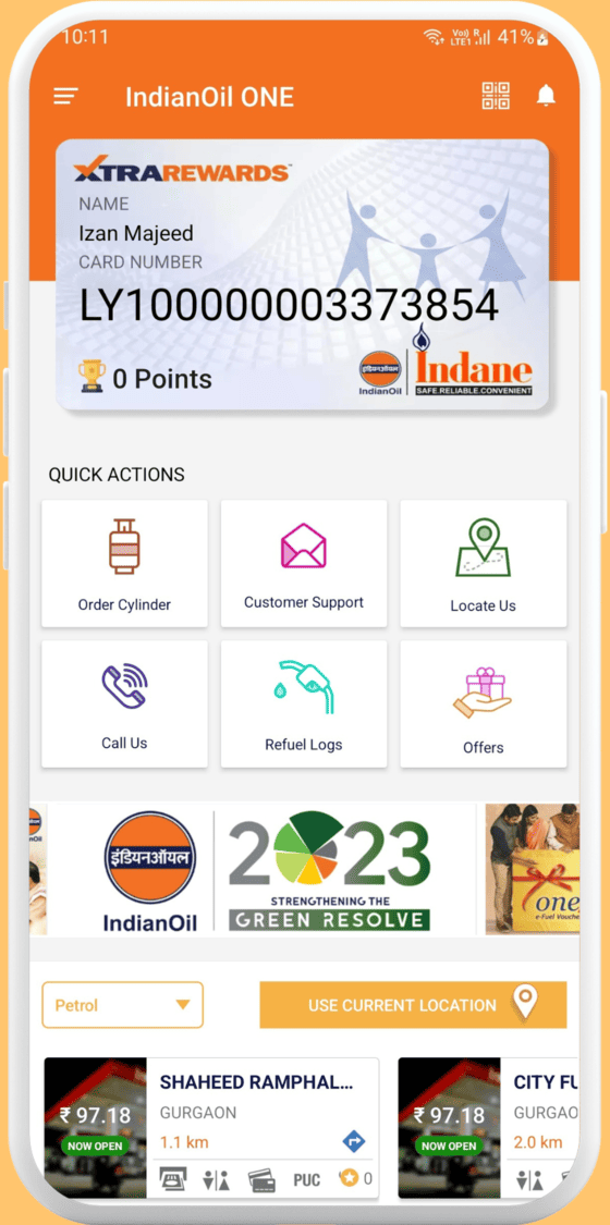 Indian Oil ONE screenshot
